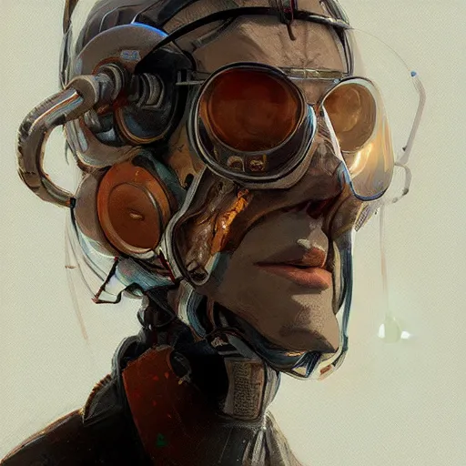 Image similar to concept art of scientist by jama jurabaev, scifi, extremely detailed, trending on artstation, high quality, brush stroke