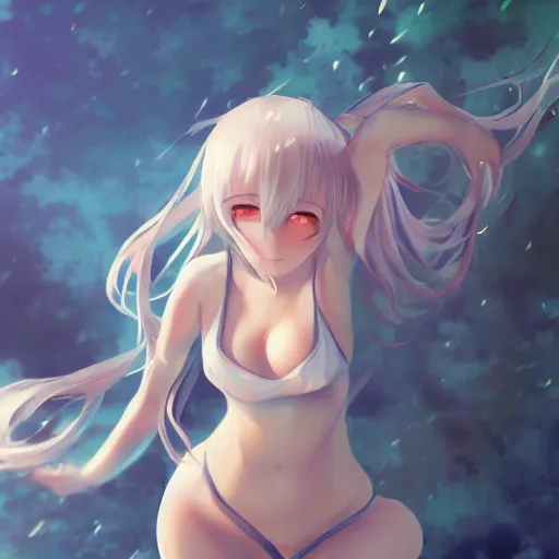 Prompt: beautiful anime girl body, attractive features, sharp focus, digital art, art by WLOP
