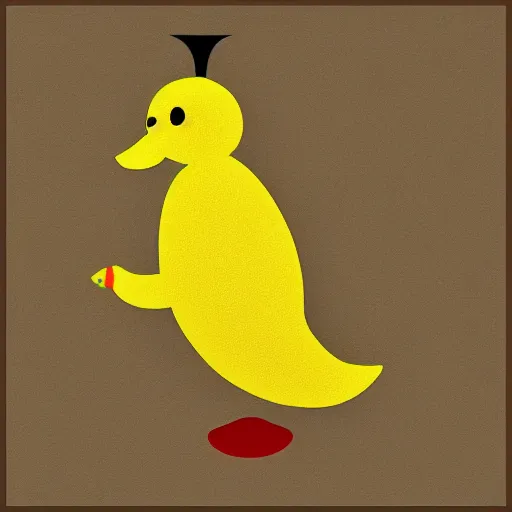 Prompt: banana duck 8k high resolution, super detailed peeled!!! banana with duck beak and small dot eyes. The banana is peeled!!!