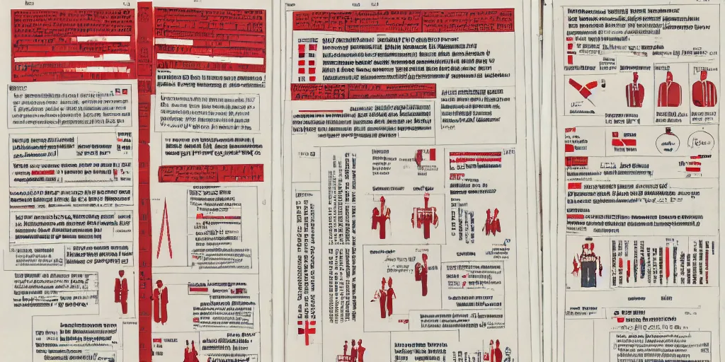 Prompt: british and soviet elections by isotype, organized into 2 charts showing the difference on 2 pages