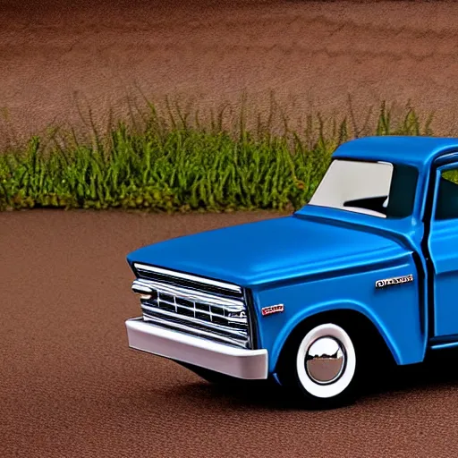 Prompt: a pickup truck model that doesn’t exist, photorealistic