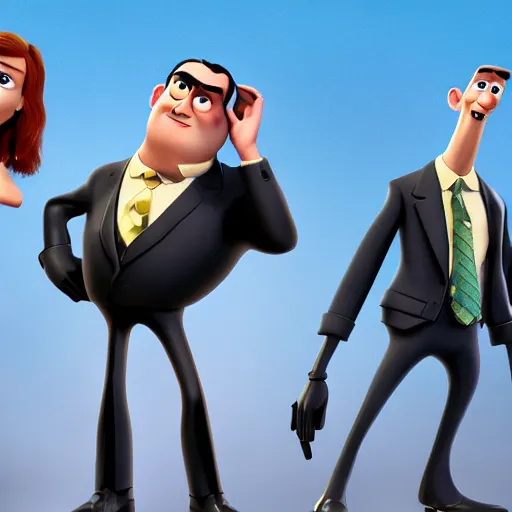 Prompt: murder in the style of a pixar movie, 4k, movie,