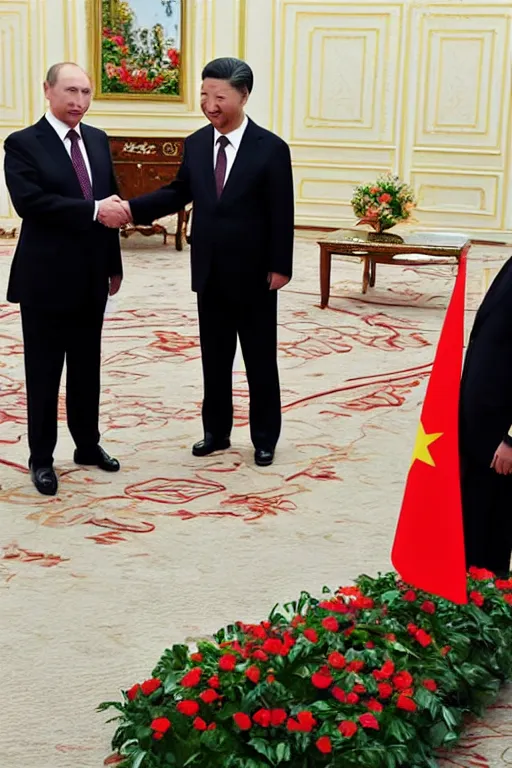 Image similar to xi jinping meeting vladimir putin