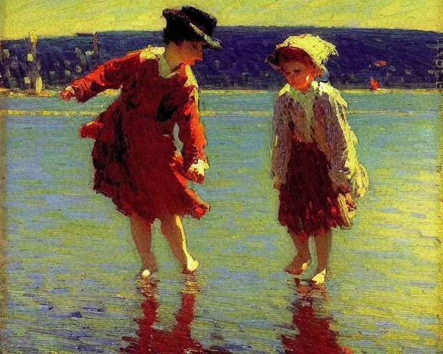 Image similar to edward henry potthast