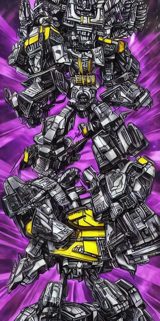 Image similar to decepticon and autobots battle tribal tattoo, transformers, skywrap, soundwave, star scream, blitzwing, sunstreaker, sideswipe, intricate, cybertron, cyber punk, lazer blast, sharp, high detailed, high contrast, 1 st winner, trending, polkadot!!! grunge!!! purple!! black!! red!!