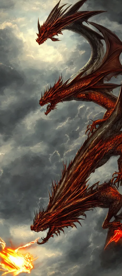 Image similar to Dragon wallpaper, digital art, 8k, dragon flying, trending on artstation