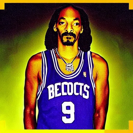 Image similar to “ snoop dogg in space jam, basketball, hero, blunt ”