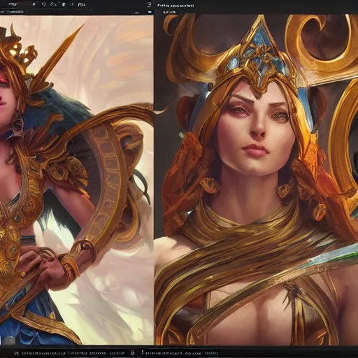 Image similar to perfectly - centered - portrait of league of legends, intricate, highly detailed, digital painting, artstation, concept art, smooth, sharp focus, illustration, unreal engine 5, 8 k, art by artgerm and greg rutkowski and alphonse mucha