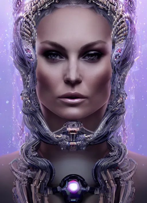 Prompt: high intricate portrait of lindsey vonn as a medusa with cybernetic enhancements, maria panfilova, andrea savchenko, mike kime, ludovic plouffe, qi sheng luo, oliver cook, makoto shinkai, trending on artstation