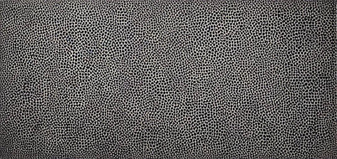 Image similar to morning sun by yayoi kusama