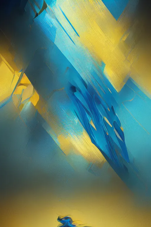 Prompt: art deco abstrct patterns, blue and gold, 8 k, powerfull, intricate, elegant, volumetric lighting, digital painting, highly detailed, artstation, sharp focus, illustration, concept art, ruan jia, steve mccurry, beksinski