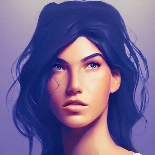 Image similar to a stunning upper body portrait of a beautiful woman by marvel comics, digital art, trending on artstation