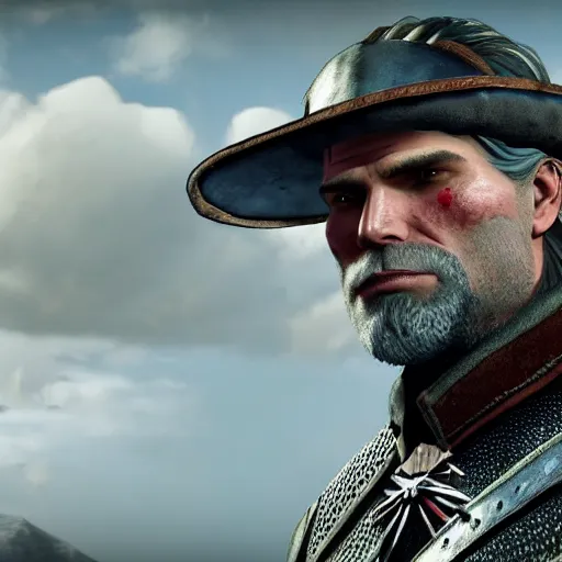 Image similar to anson mount as gerlat in the witcher 3