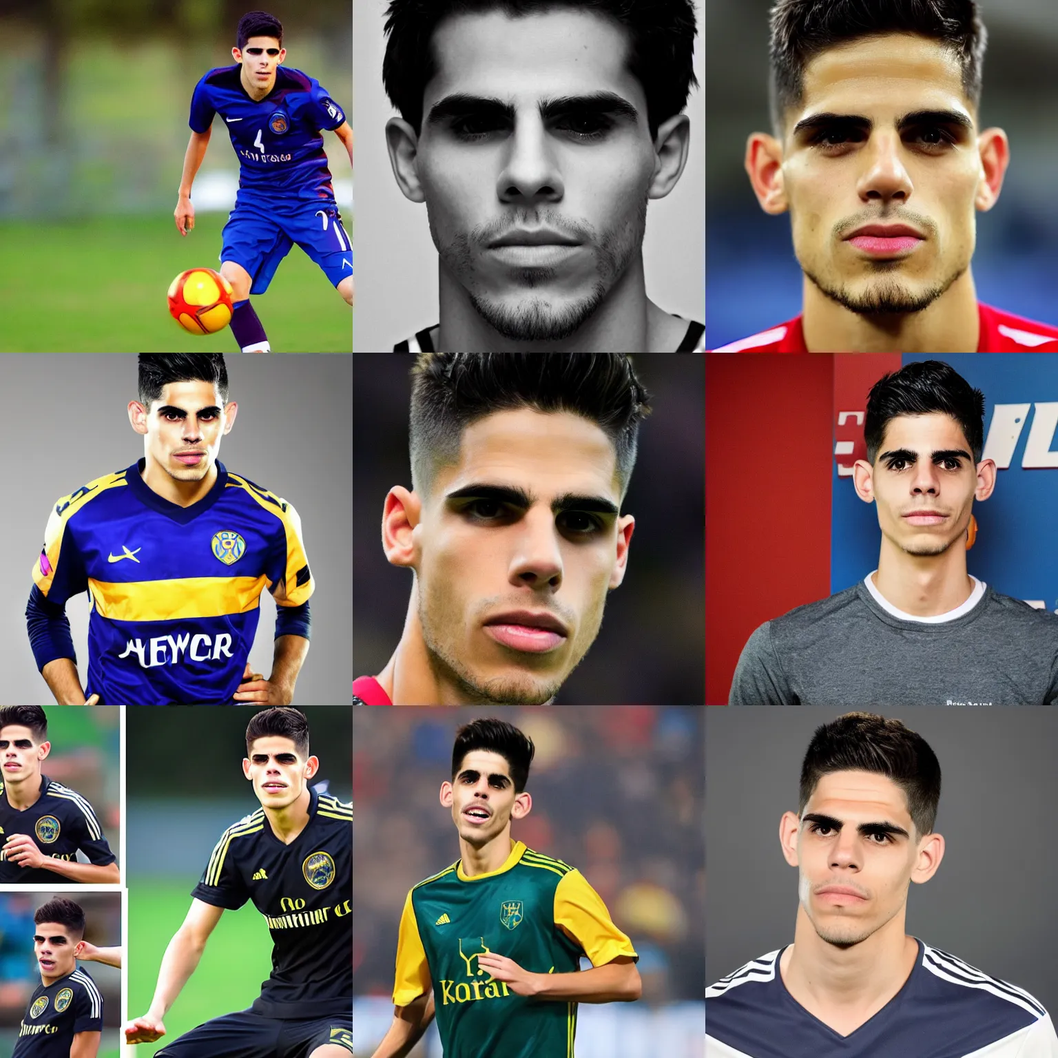 Prompt: face photo of mark bartra