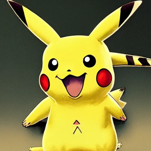 Prompt: pikachu as a real animal, photorealistic