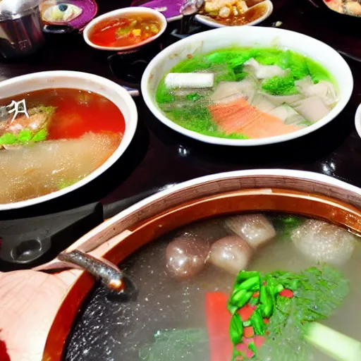 Image similar to chongqing hot pot, full view