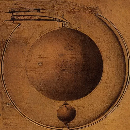 Prompt: The Internet as a scheme, by Leonardo da Vinci