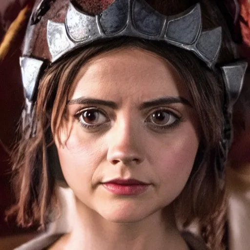 Image similar to jenna coleman as princess mononoke