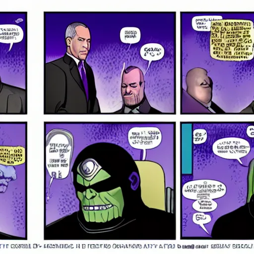 Prompt: thanos as benjamin Netanyahu, highly detailed