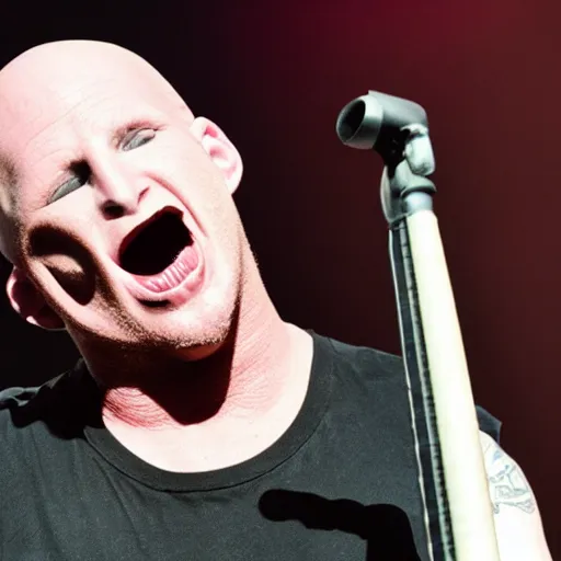 Image similar to bald corey taylor