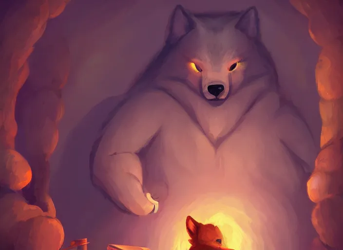 Fire wolf by LunnaHowell -- Fur Affinity [dot] net