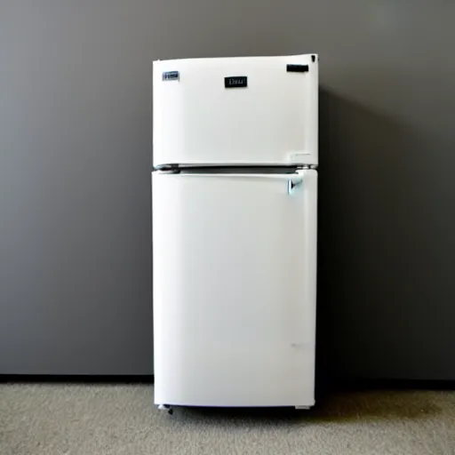 Image similar to a person reincarnated as a refrigerator