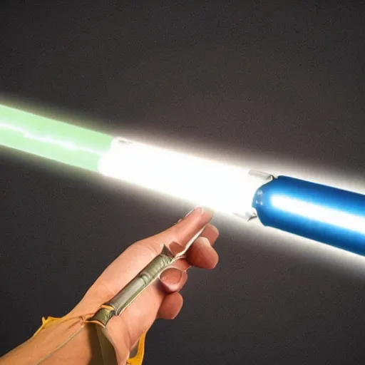 Prompt: lightsaber made in 1 9 3 0 in soviet union