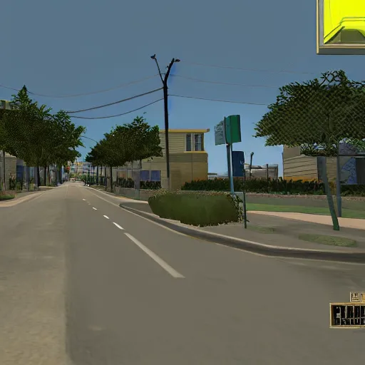 Image similar to pembroke pines florida in gta san andreas game high detail