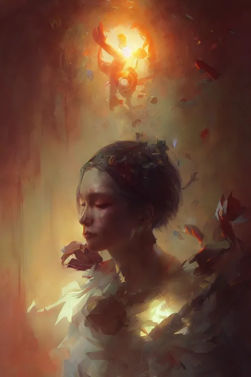 Prompt: Portrait of Ego Death, by Ruan Jia and Mandy Jurgens and Artgerm and Andreas Rocha and Greg Rutkowski