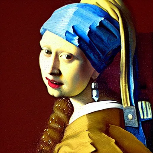 Prompt: high quality high detail painting by johannes vermeer, portrait of the queen of the seven kingdoms, hd, photorealistic lighting