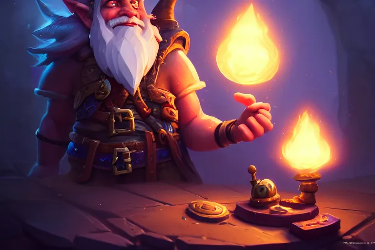 Prompt: [ important ] amazing portrait of funny gnome ], hearthstone splash art, deiv calviz, splash art, natural light, elegant, intricate, fantasy, atmospheric lighting, by greg rutkowski, hearthstone splash art, hd wallpaper, ultra high details, cinematic composition, professional master piece made in one year