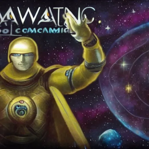 Image similar to navigator the cosmic warrior