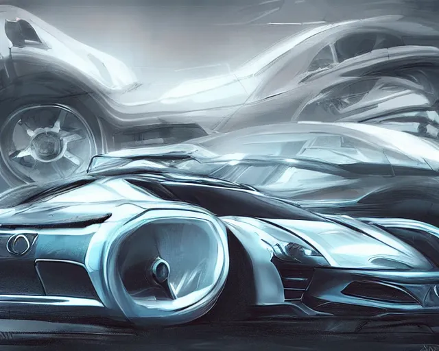 Image similar to car design in the style of beautiful female lyra performer, amazing concept art, award - winning photorealistic illustration hdr 8 k