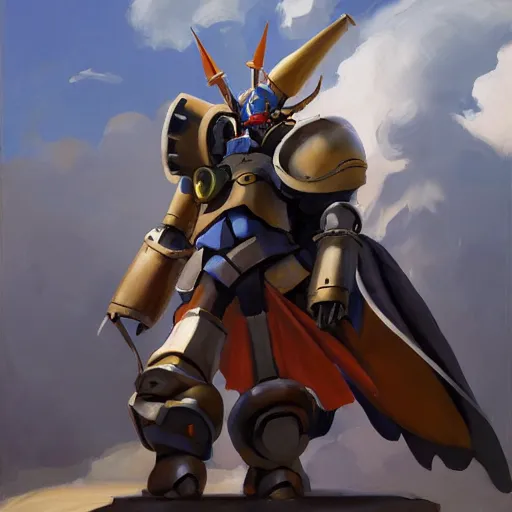 Image similar to greg manchess portrait painting of armored howl from howl's moving castle as overwatch character, medium shot, asymmetrical, profile picture, organic painting, sunny day, matte painting, bold shapes, hard edges, street art, trending on artstation, by huang guangjian, gil elvgren, ruan jia, randy vargas, greg rutkowski