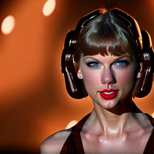 Image similar to taylor swift as princess leia in star wars, 8 k resolution, cinematic lighting, anatomically correct