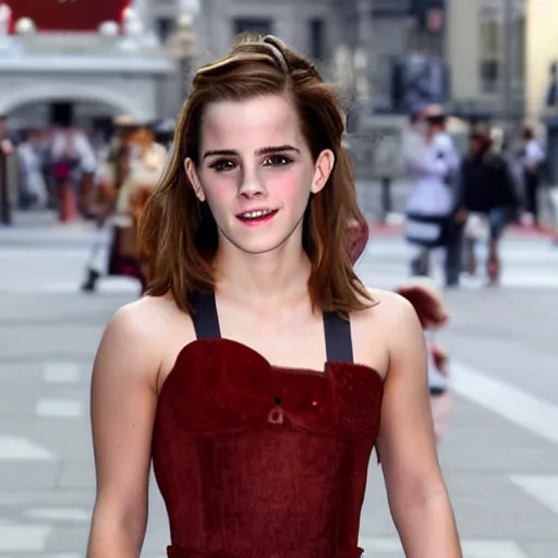 Prompt: Emma Watson as a mouse