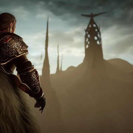 Prompt: video game screenshot of Seigmeyer in Elden ring