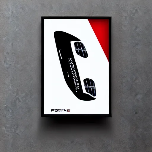 Image similar to abstract advertising illustration for porsche