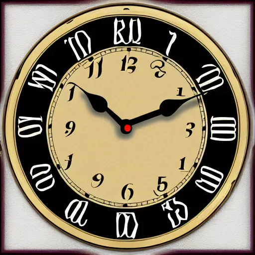 Image similar to clock arabic numerals