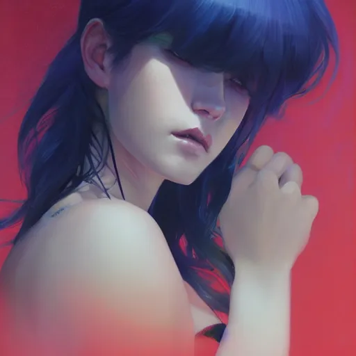 Prompt: realistic shaded lighting poster by ilya kuvshinov katsuhiro otomo ghost - in - the - shell, magali villeneuve, artgerm, jeremy lipkin and michael garmash and rob rey