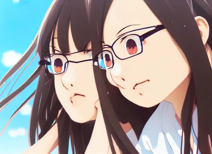 Image similar to an illustration of hayase nagatoro, finely detailed features, closeup at the faces, perfect art, at a festival, gapmoe tsundere, trending on pixiv fanbox, illustrated by nanashi, yuichi kato, take, studio ghibli, shinichi fukuda