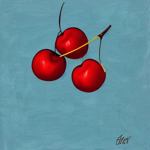 Image similar to Sad Cherry, frown, Cherry fruit