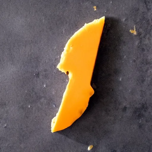 Prompt: the moon made out of cheddar cheese