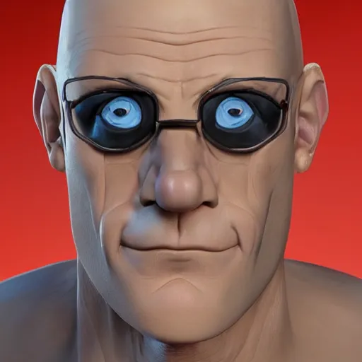 Image similar to A middle-aged Dr. Venture in real life with a hooked nose, a long gaunt face and skinny body and neck, very thin and bald, realistic, very realistic, hyperrealistic, highly detailed, very detailed, extremely detailed, detailed, digital art, oil painting, trending on artstation, headshot and bodyshot, detailed face, very detailed face, extremely detailed face, HD Quality, 8k resolution, very very detailed face, real life