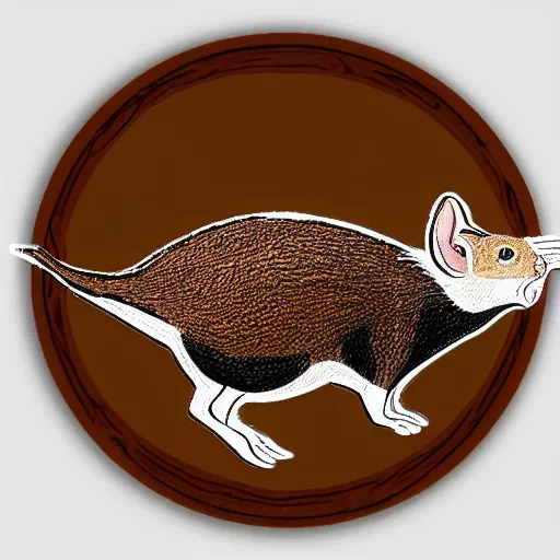 circular logo of a muad'dib jerboa from dune | Stable Diffusion | OpenArt