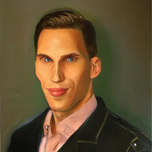 Prompt: painting of jerma985