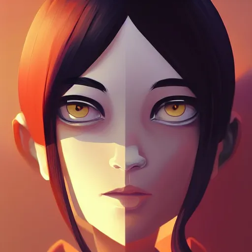 Image similar to face icon stylized minimalist contact 1 9 9 7, loftis, cory behance hd by jesper ejsing, by rhads, makoto shinkai and lois van baarle, ilya kuvshinov, rossdraws global illumination