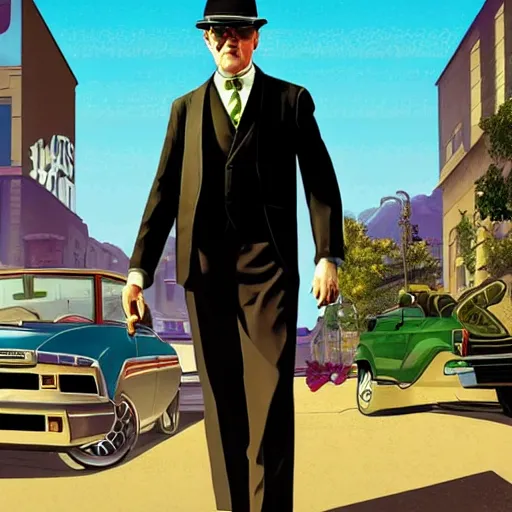 Image similar to James Joyce GTA V cover art