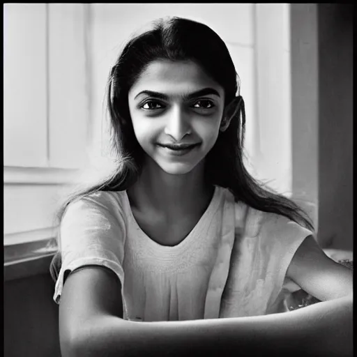 Image similar to dslr photo portrait still of beautiful cute 1 5 year old age 1 5 deepika padukone at age 1 5!!!, 8 5 mm f 1. 8 by edward robert hughes, annie leibovitz and steve mccurry, david lazar, jimmy nelsson