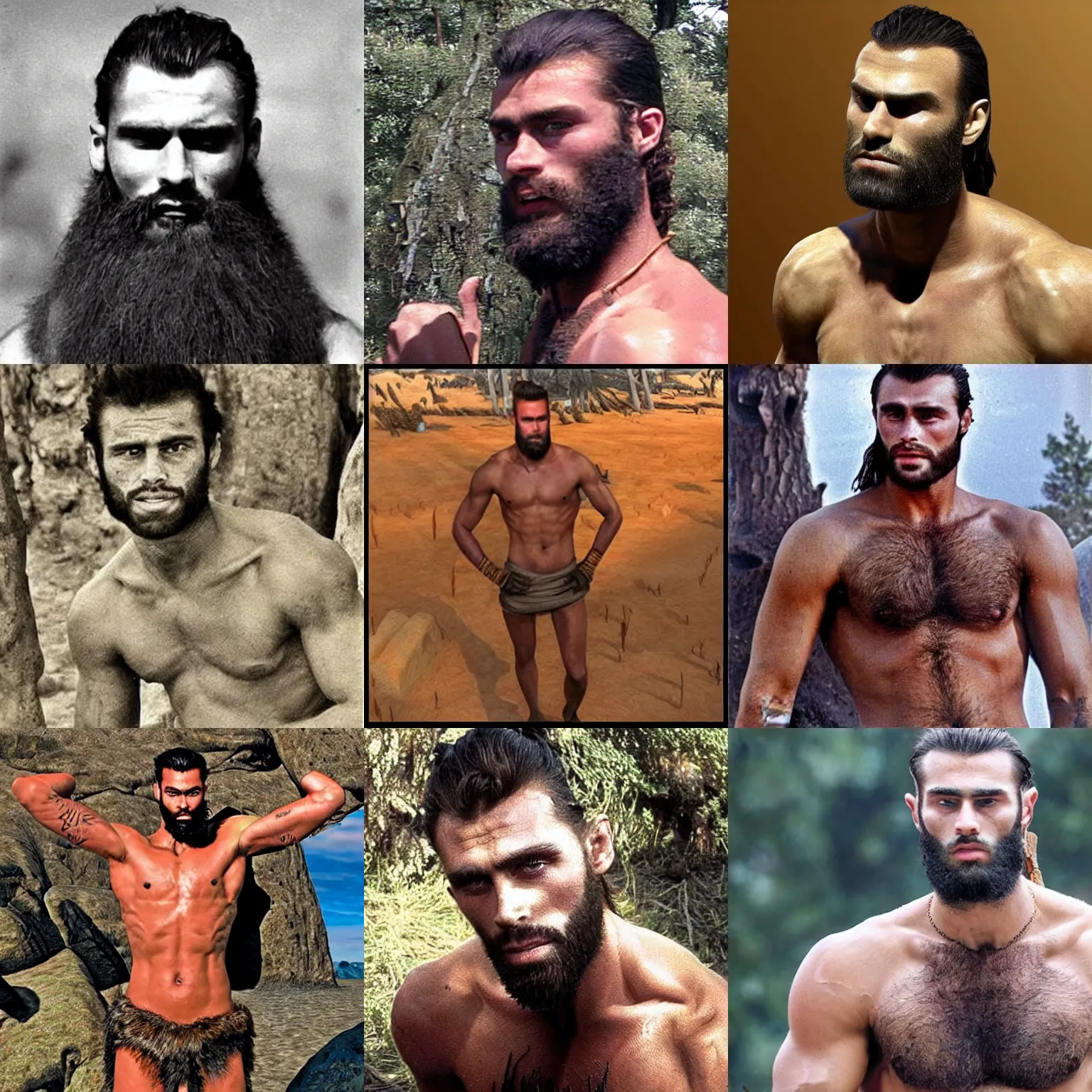 Giga Chad Sensuous Leather Man Very Dominant Piercing Eyes Unshaved  Extremely Hairy Wicked Handsomeness Strong Nose Bridge Anatomically Correct  Hyperrealistic Black Body Hair High Coherence · Creative Fabrica